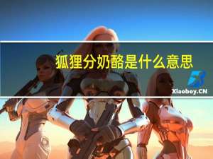 狐狸分奶酪是什么意思