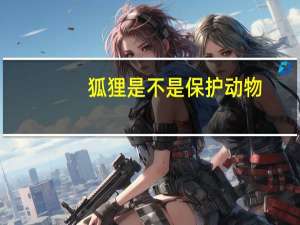 狐狸是不是保护动物
