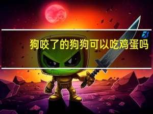 狗咬了的狗狗可以吃鸡蛋吗