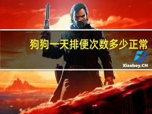 狗狗一天排便次数多少正常