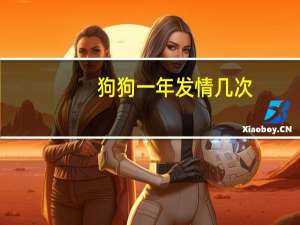 狗狗一年发情几次