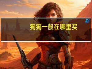 狗狗一般在哪里买