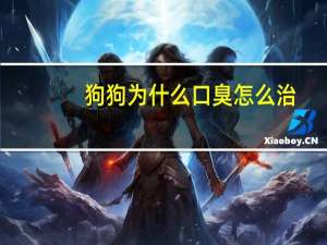 狗狗为什么口臭怎么治