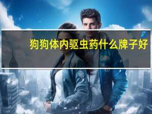 狗狗体内驱虫药什么牌子好