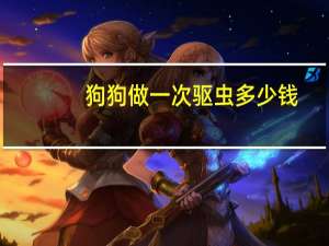 狗狗做一次驱虫多少钱