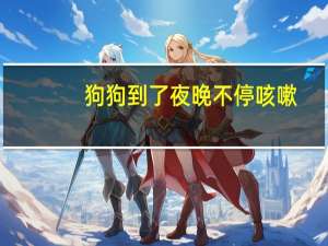 狗狗到了夜晚不停咳嗽