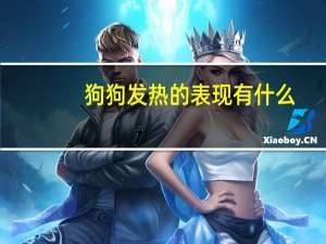 狗狗发热的表现有什么
