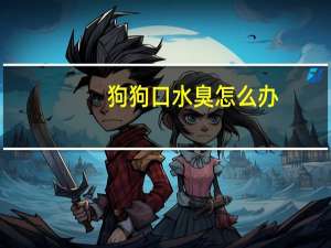 狗狗口水臭怎么办