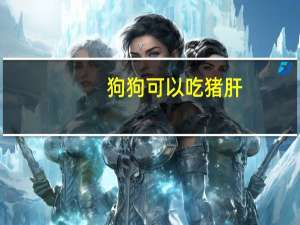 狗狗可以吃猪肝