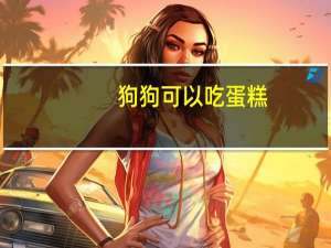 狗狗可以吃蛋糕