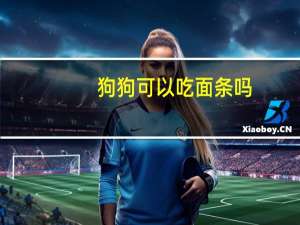 狗狗可以吃面条吗