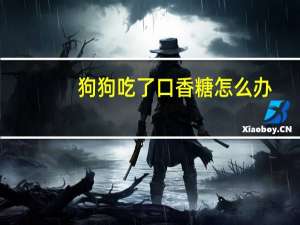 狗狗吃了口香糖怎么办