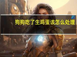 狗狗吃了生鸡蛋该怎么处理