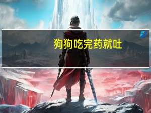 狗狗吃完药就吐