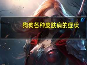 狗狗各种皮肤病的症状