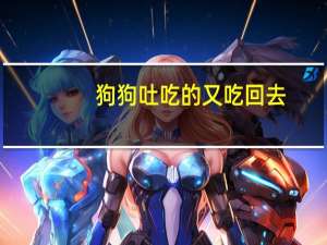 狗狗吐吃的又吃回去