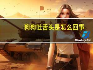 狗狗吐舌头是怎么回事