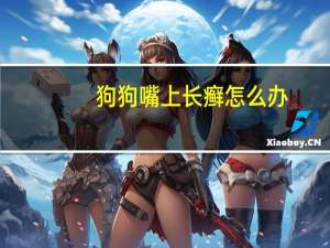狗狗嘴上长癣怎么办