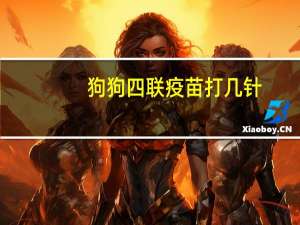 狗狗四联疫苗打几针
