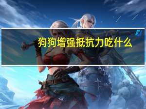 狗狗增强抵抗力吃什么