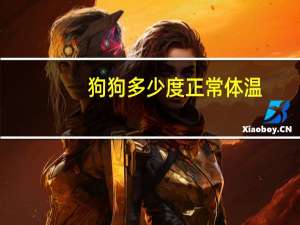 狗狗多少度正常体温