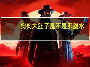 狗狗大肚子是不是肝腹水