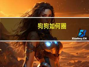 狗狗如何圈