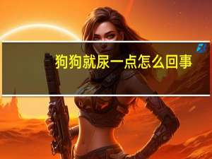狗狗就尿一点怎么回事