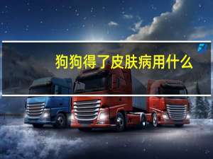 狗狗得了皮肤病用什么