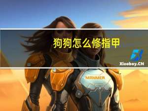 狗狗怎么修指甲