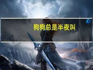 狗狗总是半夜叫