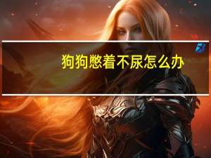 狗狗憋着不尿怎么办