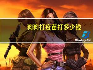 狗狗打疫苗打多少钱