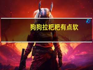 狗狗拉粑粑有点软