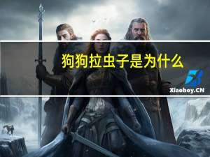 狗狗拉虫子是为什么