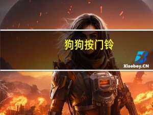狗狗按门铃