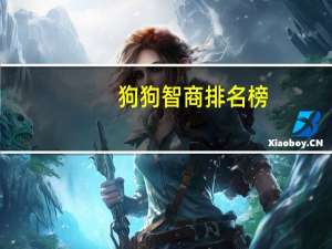 狗狗智商排名榜