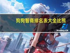 狗狗智商排名表大全比熊