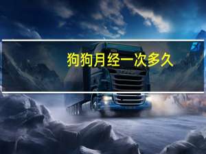 狗狗月经一次多久