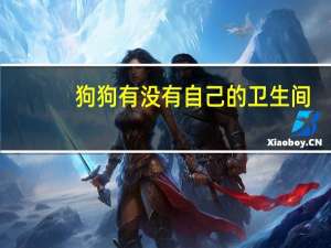 狗狗有没有自己的卫生间