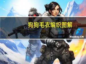 狗狗毛衣编织图解