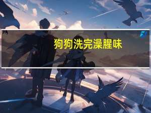 狗狗洗完澡腥味