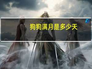 狗狗满月是多少天