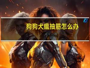 狗狗犬瘟抽筋怎么办