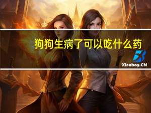 狗狗生病了可以吃什么药