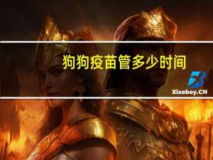 狗狗疫苗管多少时间