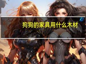 狗狗的家具用什么木材
