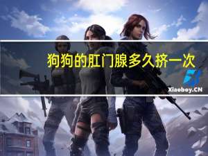 狗狗的肛门腺多久挤一次