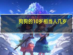 狗狗的10岁相当人几岁
