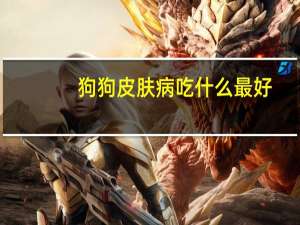 狗狗皮肤病吃什么最好